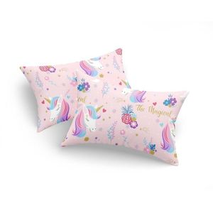 Set 2 fete de perna, Magical - Pink, Eponj Home, 65% bumbac/35% poliester imagine