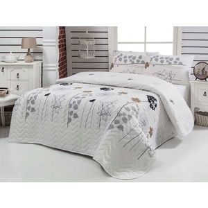 Cuvertura Single 155x200 cm, Atlantis - White, Eponj Home, 65% bumbac/35% poliester imagine