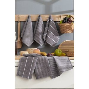 Set prosoape, Eponj Home, Sofya, Bumbac, Antracit imagine