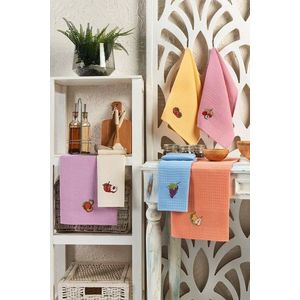 Set prosoape de bucatarie, Eponj Home, Fruits, Bumbac, Multicolor imagine