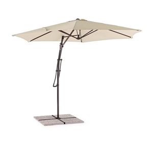 Umbrela pentru gradina / terasa, Sorrento, Bizzotto, Ø 300 cm, stalp Ø 48 mm, otel/poliester, natural imagine