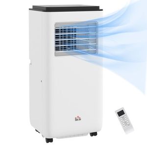 Aparat portabil de aer condiționat HOMCOM de 7.000 BTU | Aosom Romania imagine