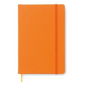 Agenda A5 nedatata, Piksel, cu coperta din imitatie piele, Portocaliu, 192 pagini dictando imagine