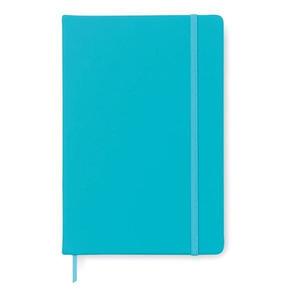 Agenda A5 nedatata, Piksel, cu coperta din imitatie piele, Turcoaza, 192 pagini dictando imagine