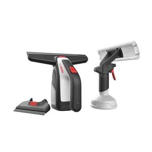 Aspirator de geam Bosch GlassVAC, 3.6V Li-Ion, Usb Charge, 30 Min, 0.1 L, cap de aspirare mare si mic, aplicator, Negru/Gri imagine