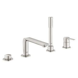 Baterie cada Grohe Lineare din 4 elemente montare pe cada necesita corp incastrat supersteel imagine