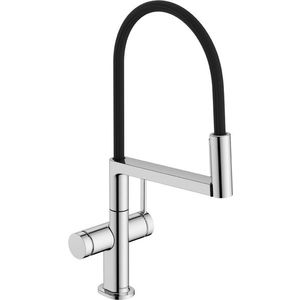 Baterie bucatarie Hansgrohe Talis Select M54 PowderSpray 3jet Semi-Pro crom imagine
