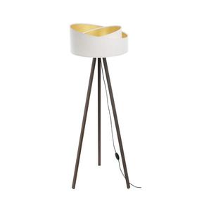 Lampadar GALAXY 1xE27/60W/230V alb/maro imagine