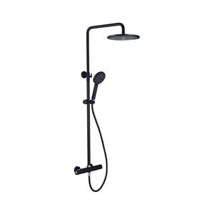 Set de duș cu baterie termostatică BATH DELUXE 31-120-05-02-00 DRAGOR negru mat imagine
