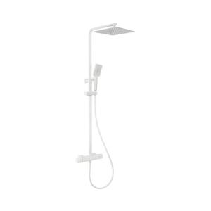 Set de duș cu baterie termostatică BATH DELUXE 31-120-06-01-00 NAESBY alb mat imagine