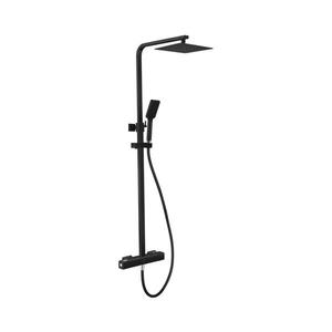 Set de duș cu baterie termostatică BATH DELUXE 31-120-06-02-00 NAESBY negru mat imagine