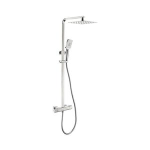Set de duș cu baterie termostatică BATH DELUXE 31-120-06-60-00 NAESBY crom imagine