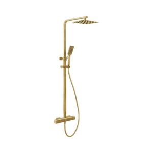 Set de duș cu baterie termostatică BATH DELUXE 31-120-06-70-00 NAESBY alamă periată imagine