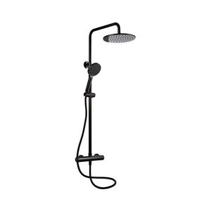 Set de duș cu baterie termostatică BATH DELUXE 31-120-07-02-00 NAESBY negru mat imagine