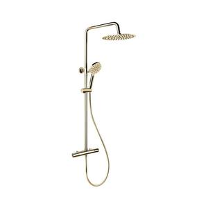 Set de duș cu baterie termostatică BATH DELUXE 31-120-07-64-00 NAESBY alamă lucioasă imagine