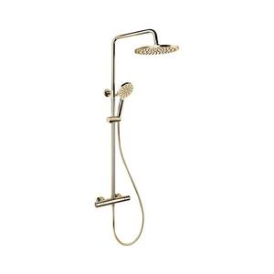 Set de duș cu baterie termostatică BATH DELUXE 31-120-08-64-00 DRAGOR alamă lucioasă imagine