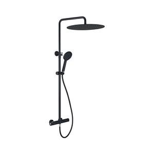 Set de duș cu baterie termostatică BATH DELUXE 31-120-13-63-00 DRAGOR negru mat imagine
