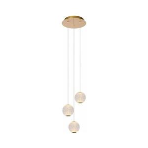 Lustră LED dimabilă pe cablu Lucide 13499/13/60 CINTRA 3xLED/4, 7W/230V auriu imagine