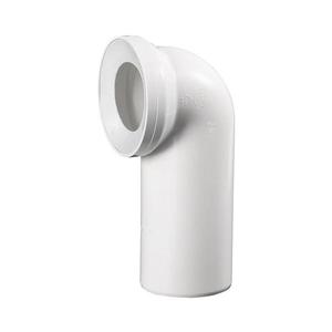 Cot racord 90° pentru vas de toaletă Bruckner 11 cm alb imagine