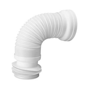 Racord flexibil pentru vas de toaletă Bruckner 27, 5-55 cm alb imagine