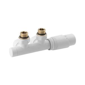 Set de conectare termostatică pentru racord central Bruckner WICHER alb imagine