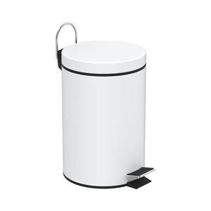 Coș de gunoi Aqualine SIMPLE LINE 3 l alb mat imagine