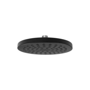 Pălărie de duș Aqualine d. 20 cm negru mat imagine