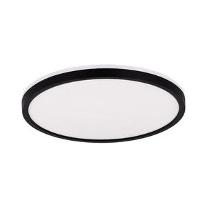 Plafonieră LED RGBW dimabilă Zuma Line MS748400R-BK COLIS 32W/230V + LED/8W negru + telecomandă imagine