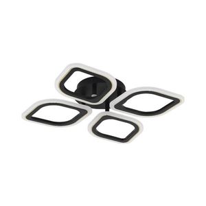 Plafonieră LED dimabilă Zuma Line MS236040R-BK ILLUMIA LED/30W/230V 3000-6000K negru + telecomandă imagine
