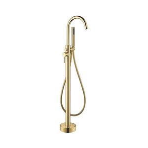 Set cu baterie pentru cadă autoportantă BATH DELUXE 28-114-01-64-00 116 cm alamă imagine