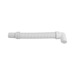 Tub racord flexibil cu cot Bruckner 80 cm alb imagine