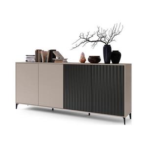 Dulap RONJA taupe/negru imagine