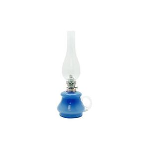 Lampă cu gaz lampant TEREZA 34 cm albastru închis imagine