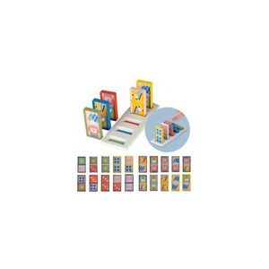 Piese domino pentru copii 4 în 1 animale Taf Toys imagine