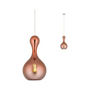 Lustră pe cablu LOB 1xE27/42W/230V d. 22 cm cupru Redo 01-2260 imagine