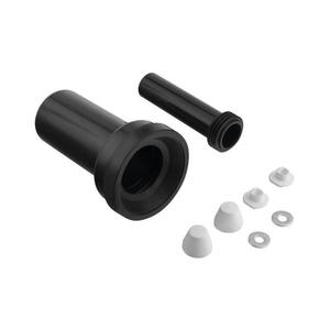 Set de racordare pentru toaletă suspendată Bruckner 25 cm negru imagine