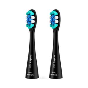 SET 2x cap de rezervă Medium pentru periuță de dinți ION și Smart Niceboy negru imagine