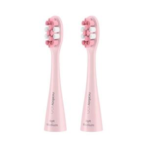 SET 2x cap de rezervă Medium pentru periuță de dinți ION și Smart Niceboy roz imagine
