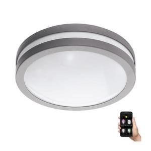 Plafonieră LED dimabilă pentru baie Eglo 33572 LOCANA-C 14W/230V IP44 argintiu imagine
