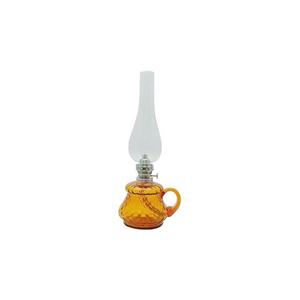 Lampă cu gaz lampant TEREZA 34 cm chihlimbar carouri imagine