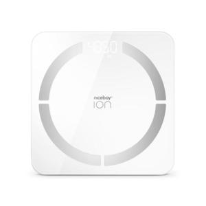 Cântar corporal digital inteligent Niceboy ION SmartScale 3xAAA alb imagine