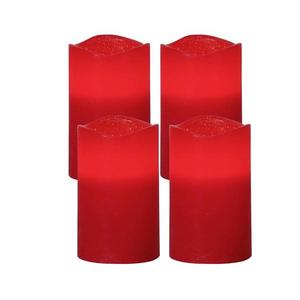 SET 4x decorațiune LED de Crăciun MAY 1xLED/0, 066W/3xAAA roșu Eglo 410038 imagine