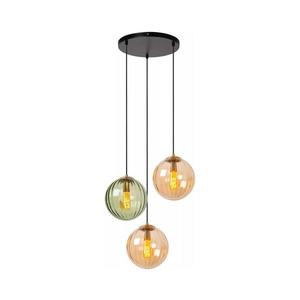 Lustră pe cablu Lucide 45493/03/33 MONSARAZ 3xE27/40W/230V verde/bej imagine