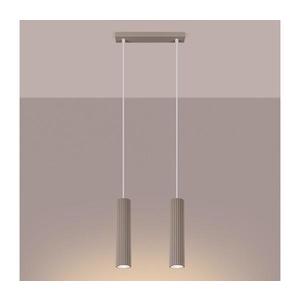 Lustră pe cablu Brilagi CRESTO 2xGU10/10W/230V taupe imagine