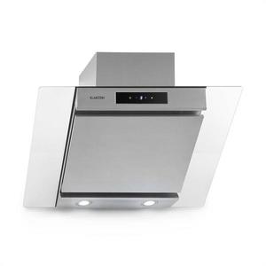 Klarstein Balzac 80, hotă de aburi, spatiu liber deasupra capului, 80 cm, 190 W, 610 m³ / h, LED, oțel inoxidabil imagine