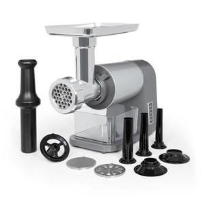 Klarstein Mett Max, mașină de tocat carne electrică, 600 W, motor de cupru, carne tocată, cârnați, gri imagine