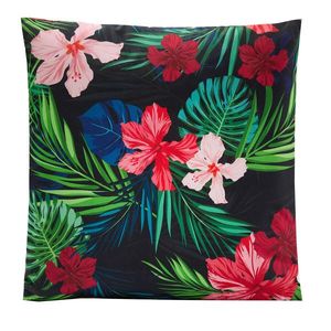 Pernă exterioară cu crini tropicali imagine