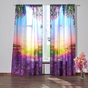 2 draperii Lavandă imagine