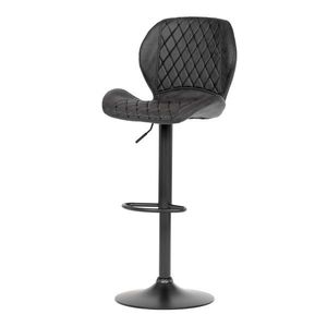 Taburet de bar B-431 BK3, negru, negru imagine