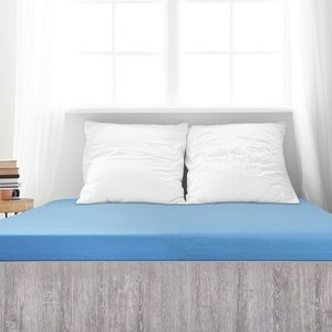 Cearșaf de pat 4Home Premium jersey albastru , 180 x 200 cm, albastru, 180 x 200 cm imagine